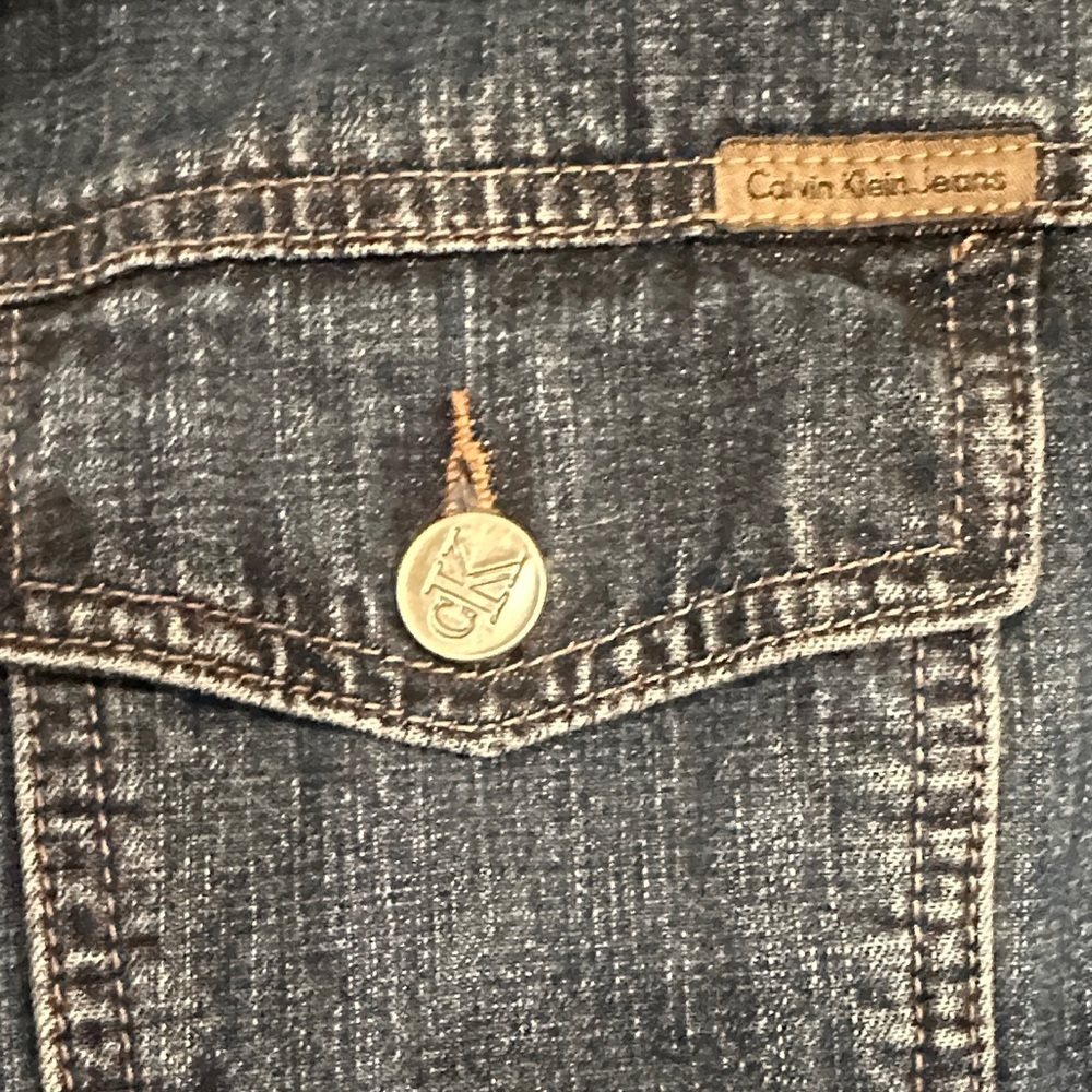 Calvin Klein Indigo Denim Jacket - Picture 3 of 6